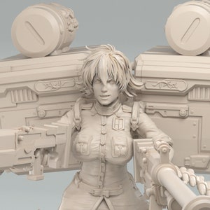 Vampire Soldier fanart 3d Printed model [by 3DArtGuy]