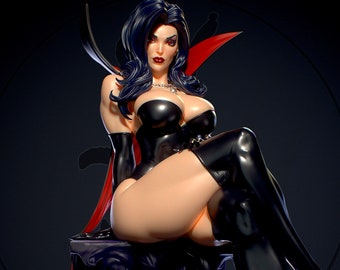 Dark Queen 3D printed DIY Resin statue kit / figurine [by Yan_H] UNPAINTED