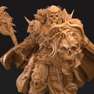 Chaos Knight Warrior 3d Printed model [by 3DArtGuy]