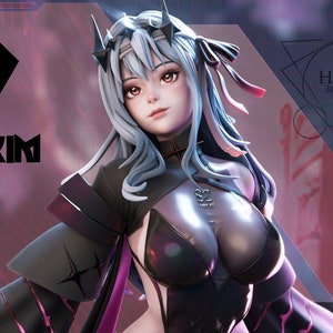 Modernia, NIKKE Goddess of Victory UNPAINTED 3D printed DIY Resin statue kit / figurine / miniature [by Bulkamancer]