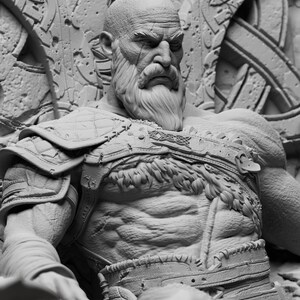 Kratos God Of War·Fichier STL pour ·Cults