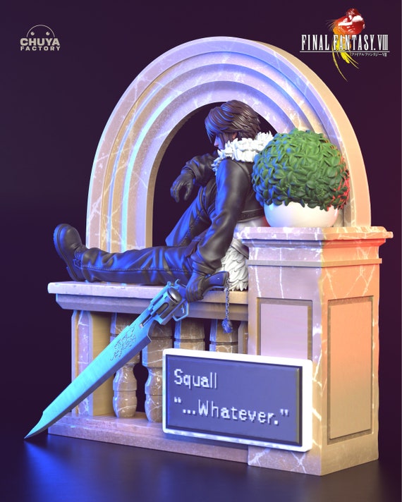 Squall - 'whatever' 3d Printed DIY Resin Statue Kit