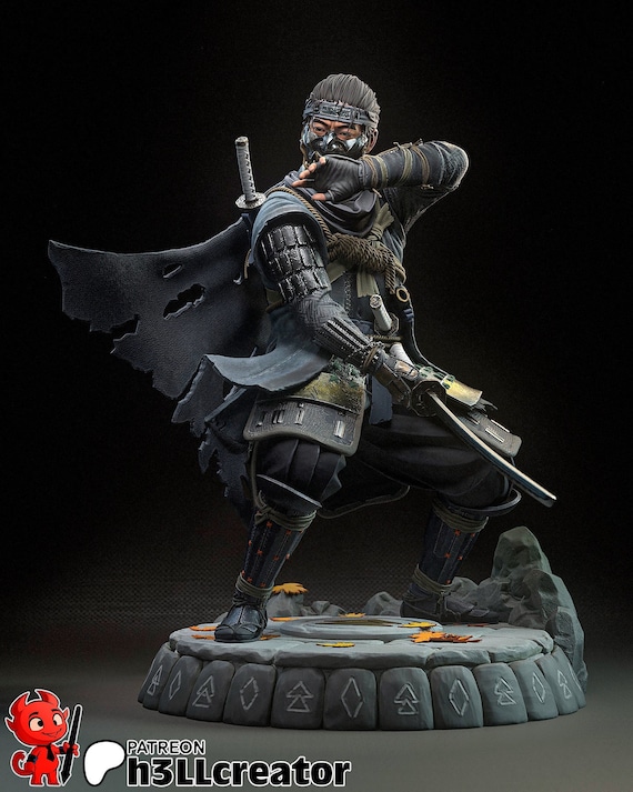 ジン・サカイ、ゴースト・オブ・ツシマ 未塗装 3D プリント DIY