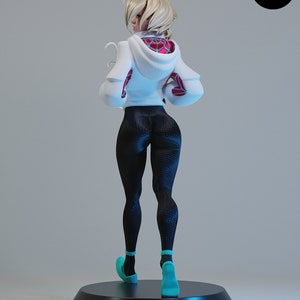White Spider 3d Printed DIY Resin Statue Kit / Figurine [by 3dmoonn ...