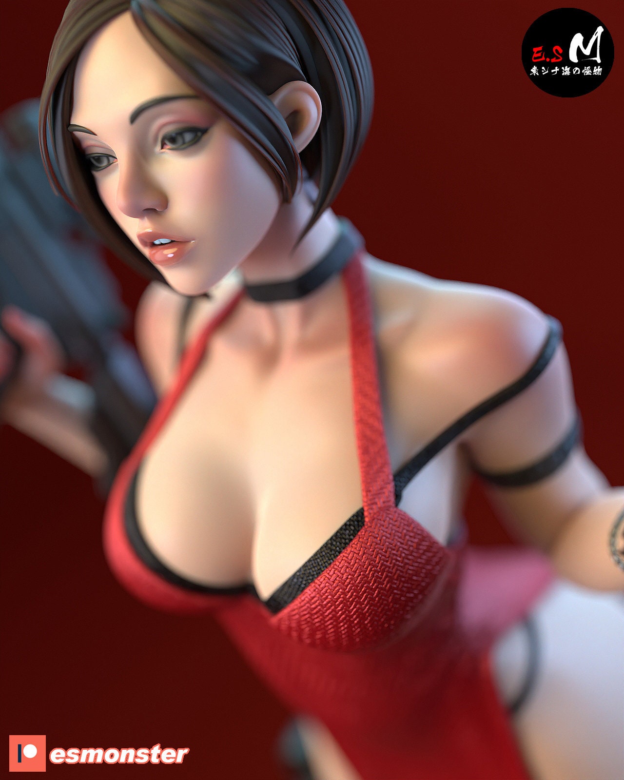 Ada Wong Mysterious Spy 3d Printed DIY Resin Statue Kit / -  Israel