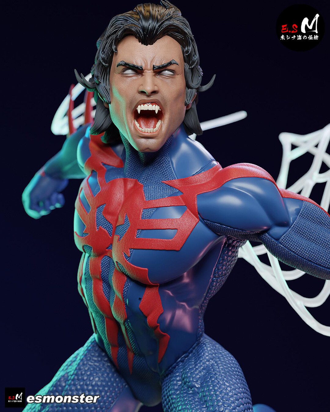 Spiderman 2099 UNPAINTED 3D Printed DIY Resin Statue Kit / Figurine [by ...
