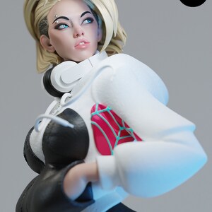 White Spider 3d Printed DIY Resin Statue Kit / Figurine [by 3dmoonn ...