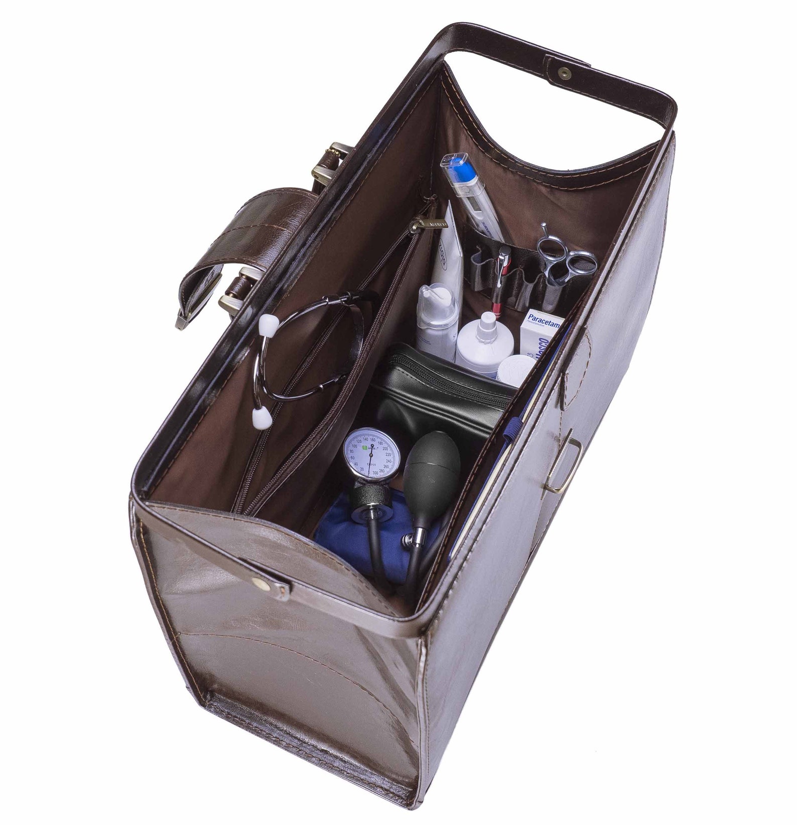 Leather doctor bad Handmade Leather Doctor Bag Large Medical Etsy