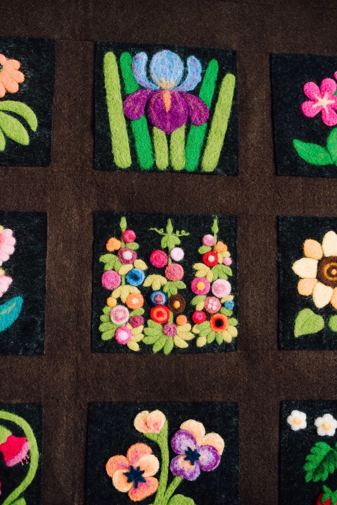 Needle Felted Panel Wall Hanging Wall Decoration Felt Art Etsy