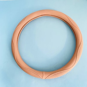 Minimalist Style Steer Wheel Cover, Leather Steering Wheel Cover, Modern Steer Wheel Cover, Comfortable Steering Wheel Protector, Car Decor
