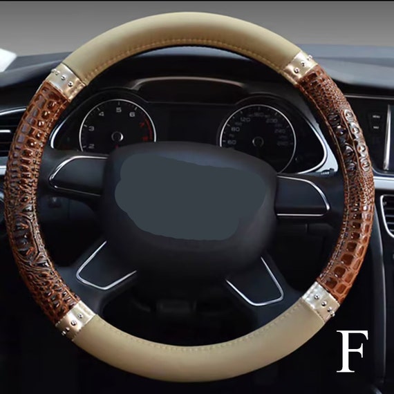 Crocodile steering wheel cover deals
