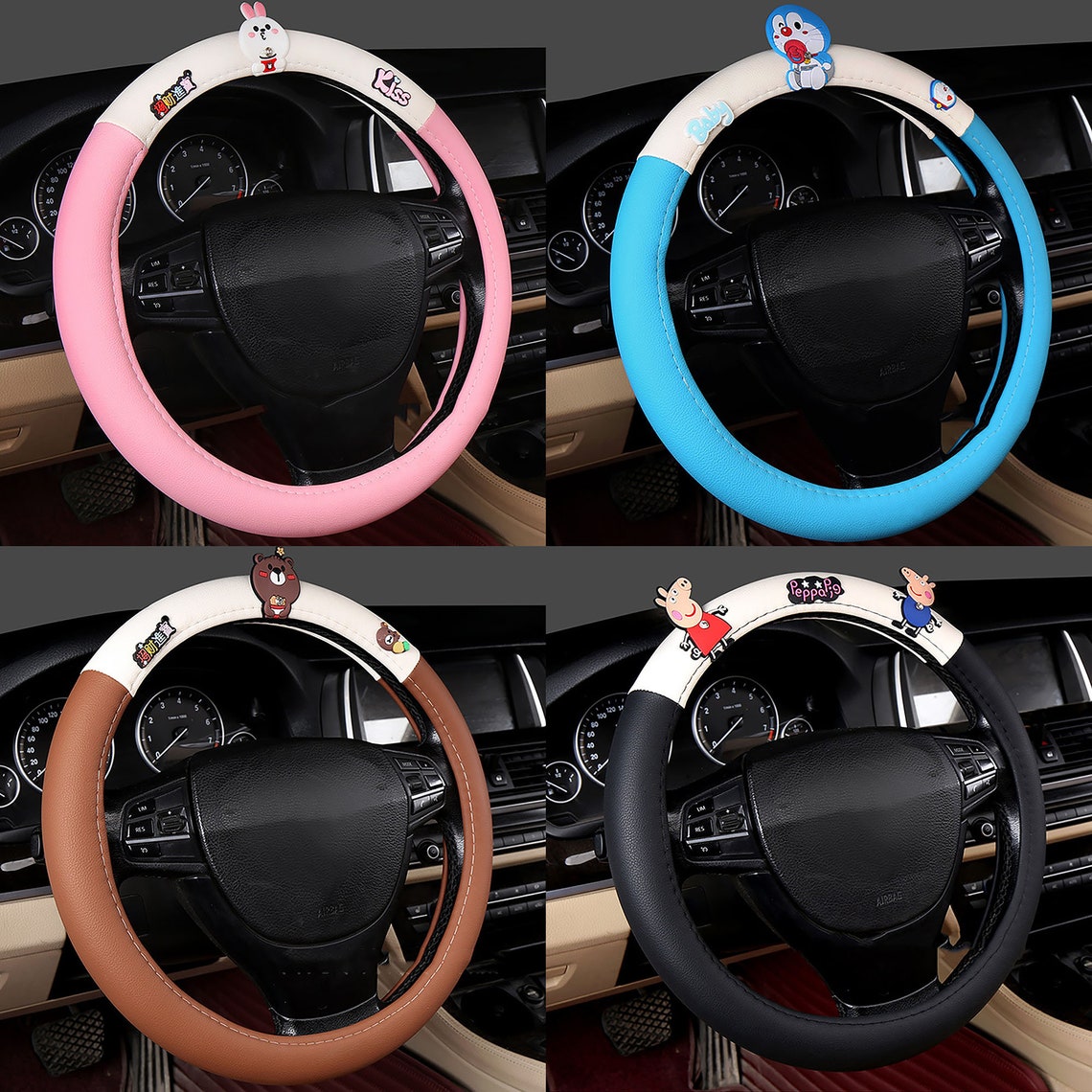 2021 Newest15''cute anime leather steering wheel Etsy