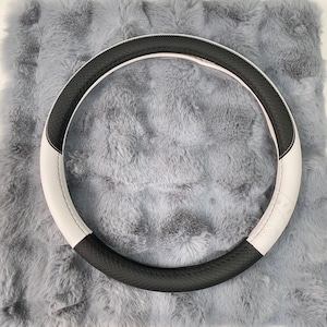 15''Modern Steer Wheel Cover, Leather Steering Wheel Cover for Men, Car Steering Wheel Cover, Auto Accessories, Car Decoration, New Car Gift