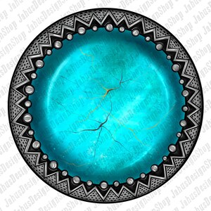 Turkos ädelsten png-paket, turkos png, ädelsten png, turkos ädelsten png, västerländsk design png, paket png, direkt nedladdning bild 3