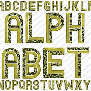 Camuflaje Verde Cincelado Alfabeto Png, Alfabeto camuflaje PNG, Alfabeto Verde, Letras Cinceladas,Diseño de Sublimación PNG,Descarga Instantánea
