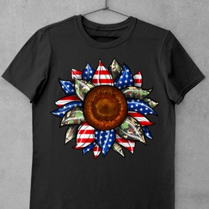 American Flag Sunflower Png Sublimation Design American Flag - Etsy
