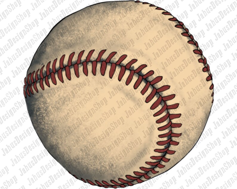 May include: A vintage-style baseball with red stitching and a worn, off-white leather exterior.