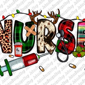 Western Nurse Christmas Png Sublimation Design, Merry Christmas Png, Nurse Life Png, Nursing Png, Medicines Png, Happy New Year Png Download