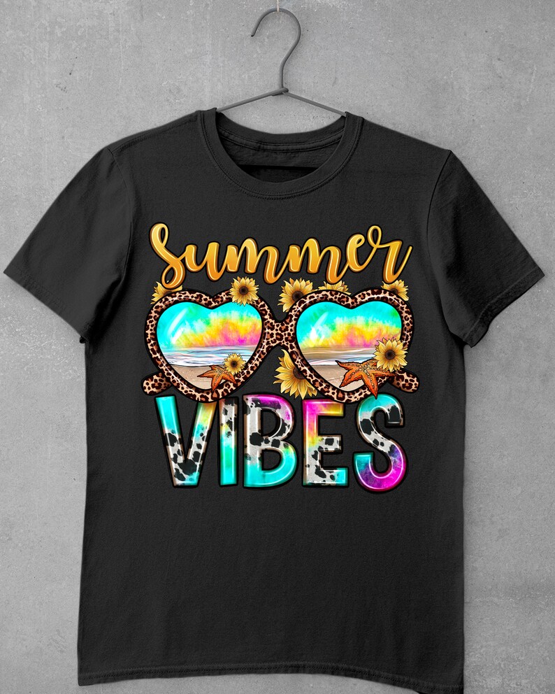 Summer Vibes Png Sublimation Design Download, Beach Sunglasses Png ...