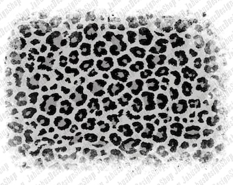 Grey Leopard Background Png Sublimation Design, Grey Leopard Png, Distressed Leopard Background Png, Leopard Png, Digital Download