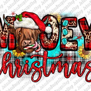 Mooey Christmas sunflower png sublimation design download, Christmas png,Christmas animal png, Christmas Cow png, sublimate designs download