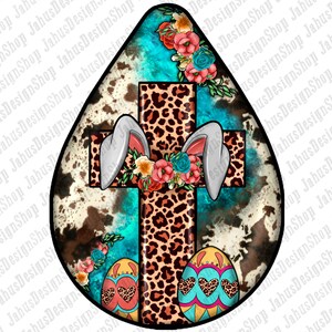 Easter Teardrop Earrings Png Sublimation Design Bundle, Easter Sublimation Png, Easter Day Png, Easter Bunny Png, Easter Cross Png Downloads image 5