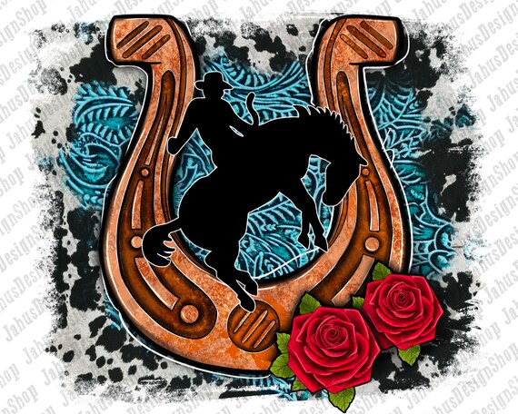 Floral Horseshoe Design Png Floral Horseshoe Pnghorseshoe - Etsy