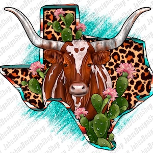Texas Longhorn Rinder Texas Karte Png Sublimation Design Downloads, Texas Karte Png,Western Texas Karte Png,Western Kuh Texas Karte Png,Longhorn Png