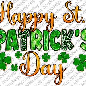 Happy St. Patrick&#39;s Day png sublimation design download, St. Patrick&#39;s Day png, western St. Patrick&#39;s png, sublimate designs download