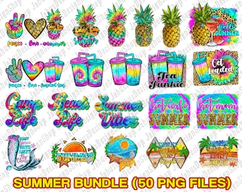 Western Summer 50 Png Designs Bundle, Summer Png, Western Summer Png, Hello Summer Png, Summer Vibes Png, Summer Png Bundle,Digital Download