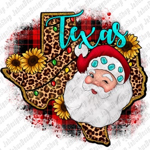Mapa de Santa Texas png Diseño de sublimación, Navidad Mapa de Texas Png, Mapa de Texas png, Mapa de Santa Texas png, Descarga instantánea