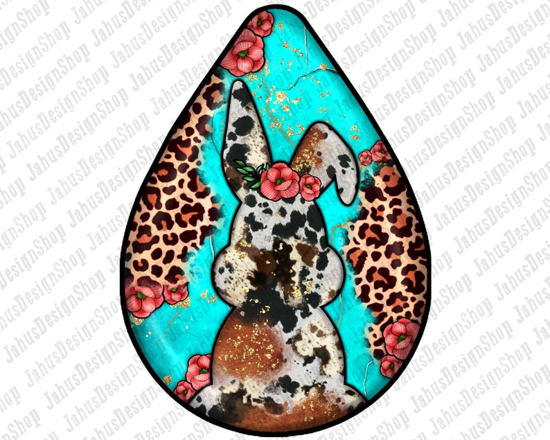 Easter Teardrop Earrings Png Sublimation Design Bundle, Easter Sublimation Png, Easter Day Png, Easter Bunny Png, Easter Cross Png Downloads image 3