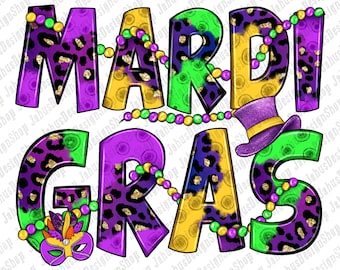 Mardi Gras Png, Mardi Gras Design Png, Mardi Gras Mask Sublimation Png, Mask Details Design With Beads Png, Digital Sublimation Design Png
