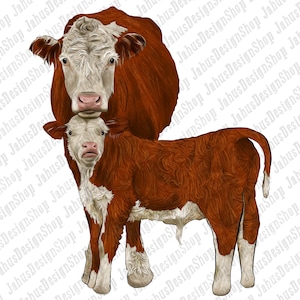 Western Hereford Cows PNG Sublimate Design,Western Cow Png,Hereford Cattle Png,Hereford Cattle Clipart,Png Sublimate Design,Instant Download