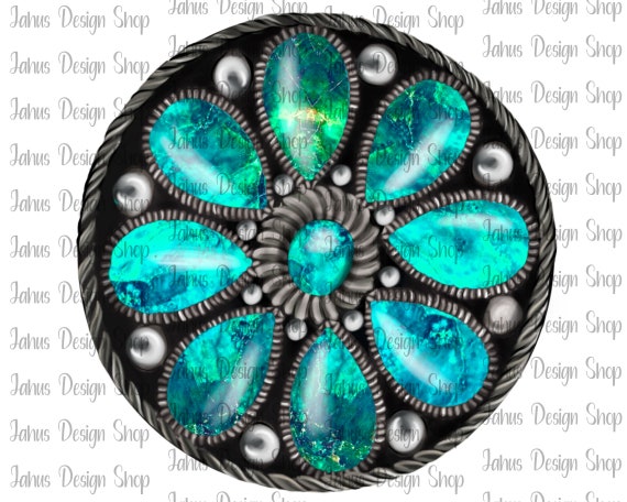 Western Gemstone PNG Sublimation Design, Gemstone Png, Turquoise Gemstone Png, Western Design, Western Sublimation Png, Instant Download