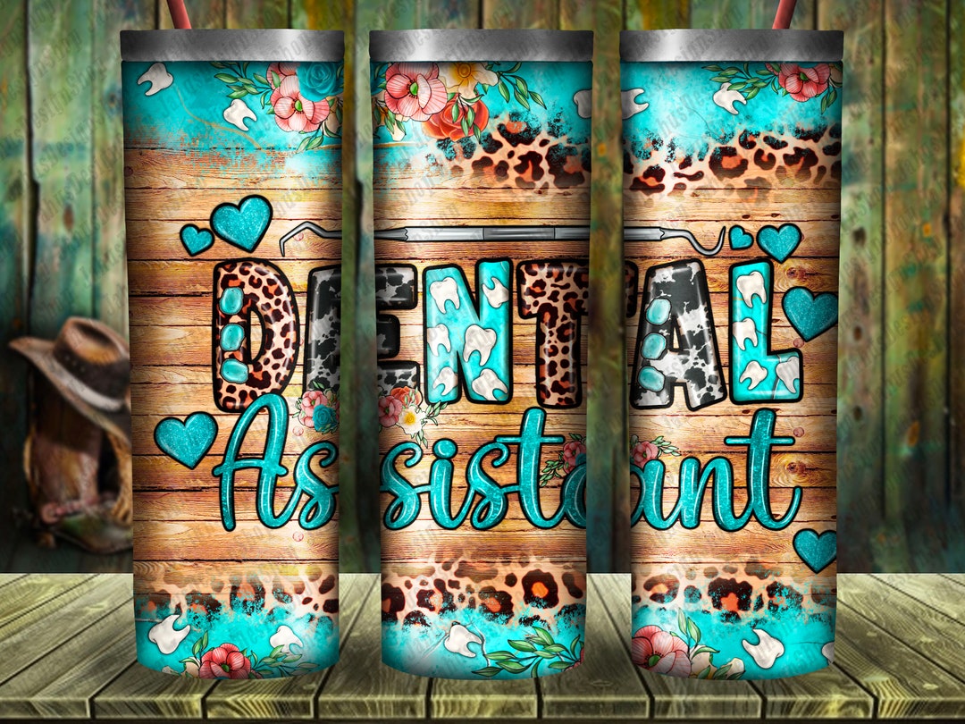 western-dental-assistant-tumbler-png-sublimation-design-20oz-skinny