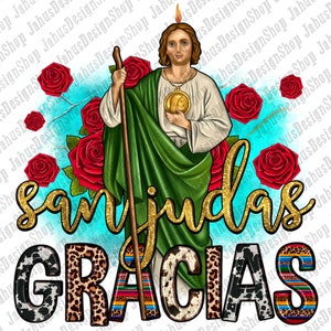 San Judas Gracias Png Sublimation Design, Jude Der Apostel Png, St. Jude Thaddeus Png, Jesus Christus Png, Religiöse Png, Glaube Png Download