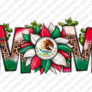 Mexican Flag Sunflower Mom Leopard Png Sublimation Design, Mexican Flag Png, Sunflower Png, Mexico Png, Mexican Mom Png, Instant Download