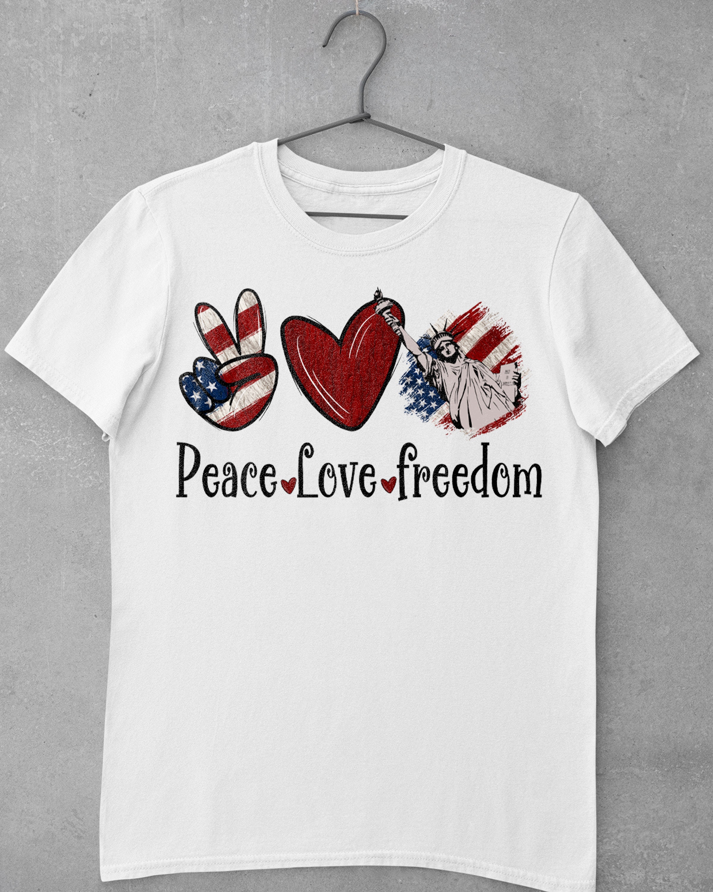 Peace Love Freedom PNGSublimation Designs Instant Digital | Etsy