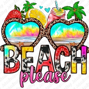 Beach please png sublimation design download, summer vibes png, hello summer png, western beach png, sublimate designs download