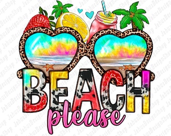Beach please png sublimation design download, summer vibes png, hello summer png, western beach png, sublimate designs download