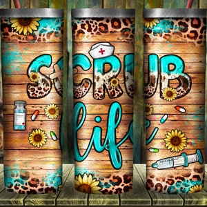 Western Scrub Life Tumbler Png, Scrub Life Png, Nurse Png, Nurse Life Png, Nurse Hat Png, Nursing Png, Nurse Tumbler Png, Digital Download