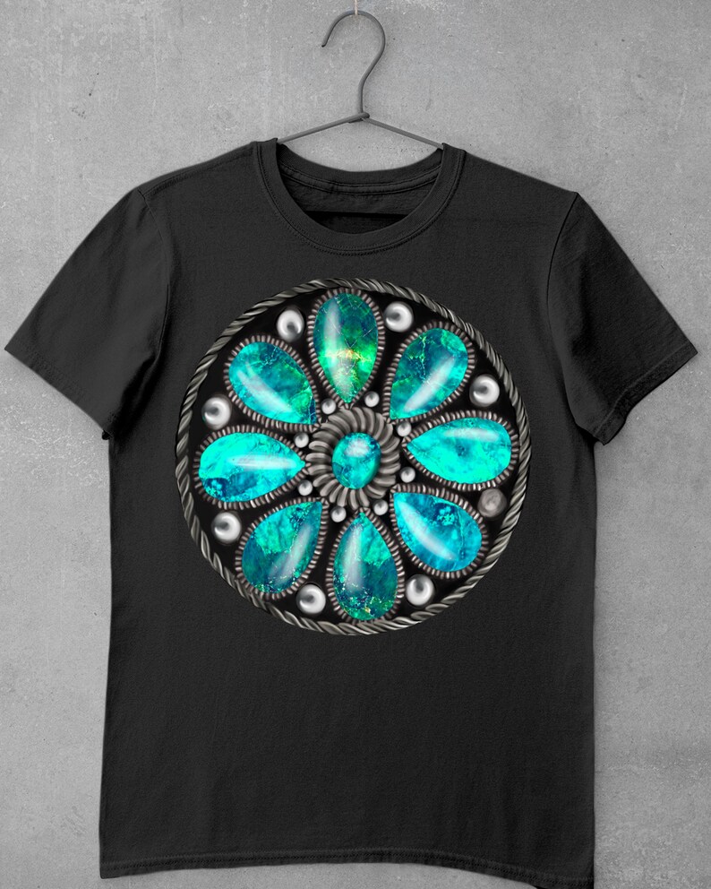 Western Gemstone PNG Sublimation Design Gemstone Png - Etsy