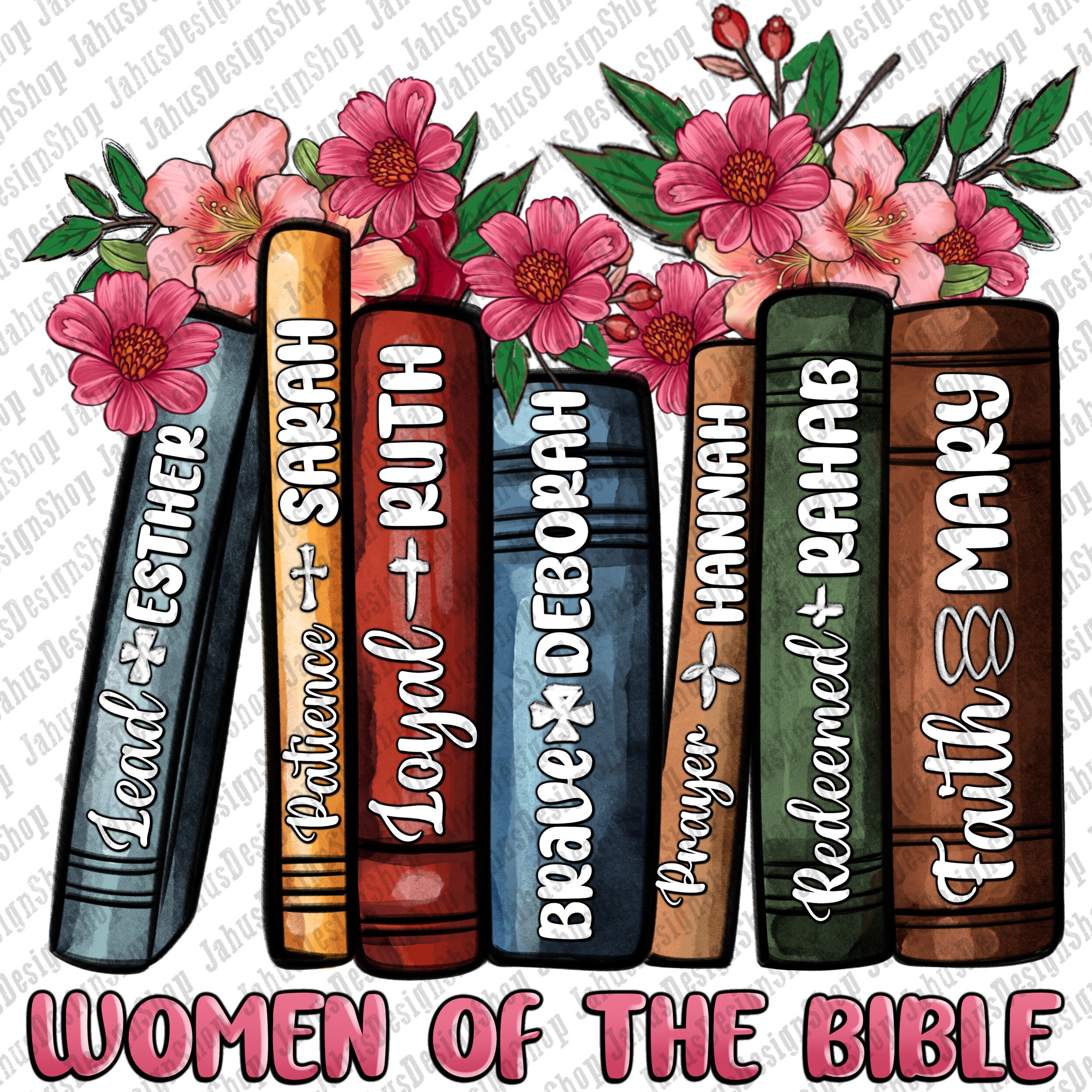 Boho Women of the Bible Png Sublimation Design Download, Christian Png ...