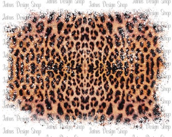 Leopard Western Background PNG, Western Frame PNG, Leopard Pattern, Western Pattern, Farm Life, Instant Download, Digital Print