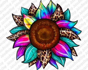 Tie Dye Sunflower Love Png Sublimation Design, Tie Dye Love Png ...
