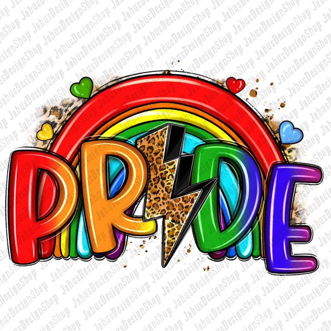 Pride Lightning Bolt Png Sublimation Design, Lgbtq Png, Pride Month Png ...