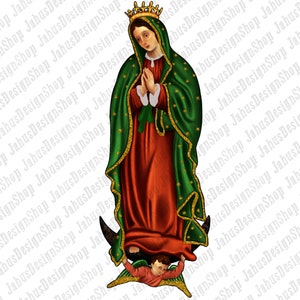 Nuestra Señora de Guadalupe png diseño de sublimación, Señora de Guadalupe png, Virgen María png, madre occidental Guadalupe png, descarga instantánea