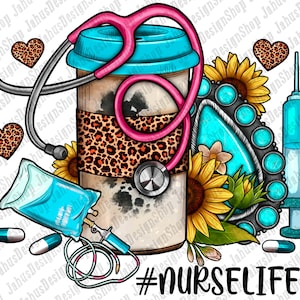 Western Nurse Life Png Sublimation Design, Nurse Png, Nurse Life Png, Gemstone Sunflower Nurse Png, Nurse Equiment Png, Digital Download