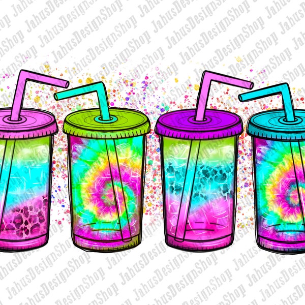 Loaded tea coffee cups png sublimation design download, loaded tea png, summer tea png, coffee cups png, sublimate designs download